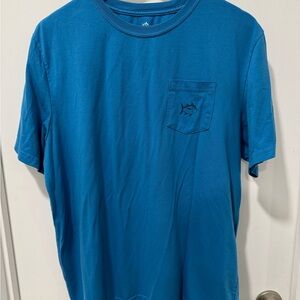 Southern Tide Blue Pocket T-Shirt